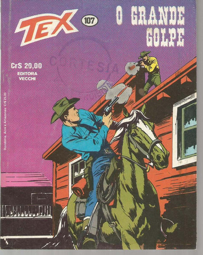 Imagem 1 de 4 de Tex 107 1ª Edicao - Vecchi - Bonellihq Cx46 E19