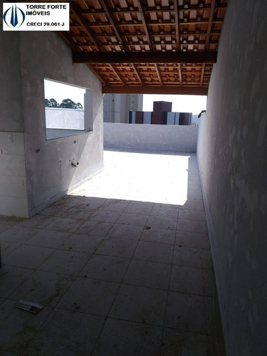 Imagem 3 de 10 de Linda Cobertura Com 2 Dormitórios, 1 Suite E 1 Vaga Na Vila Alto Sto André - 1538