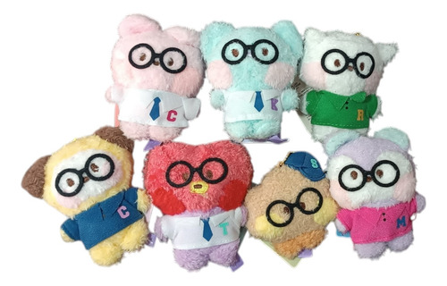 Bt21 - Minini Plush Keyring Preppy Original Kpop Bts Chimmy