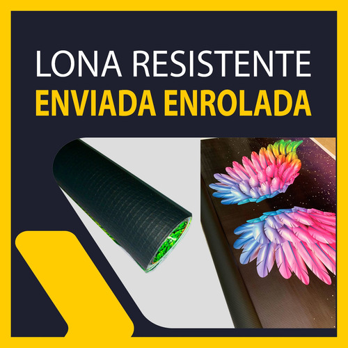 Painel Decorativo Festa Asas De Anjo Em Lona 1,80 X 1,30m