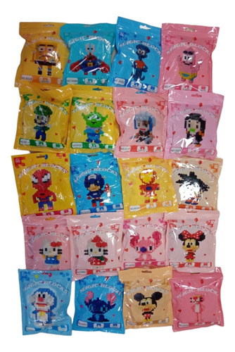 10 Figura Magic Bloks20cm Varios Personajes