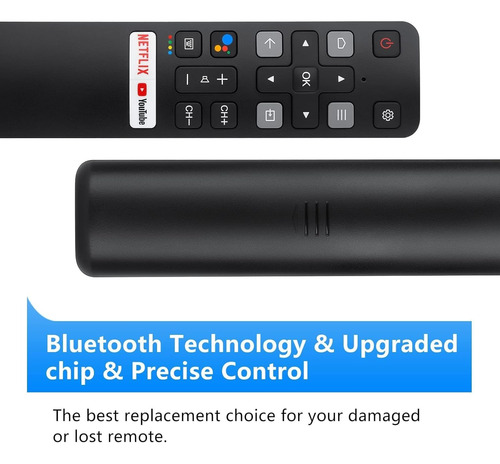 Control Remoto Compatible Tcl Rc802v Android Smarttv Netflix