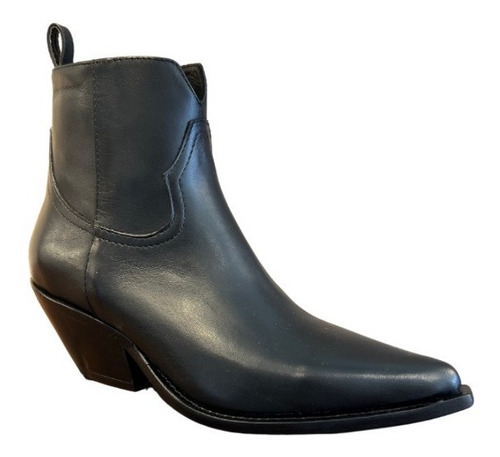 Imagen 2 de 6 de Bota Texana Abraxas Caña Baja Cuero Piper