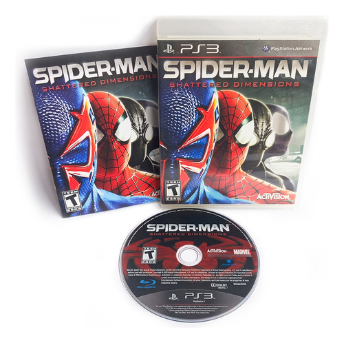 Spiderman Shattered Dimensions Mídia Física Ps3 (Usado)