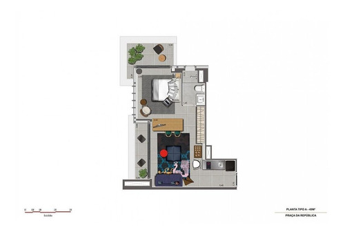 Studio Residencial Para Venda, República, São Paulo - St2207. - St2207-inc