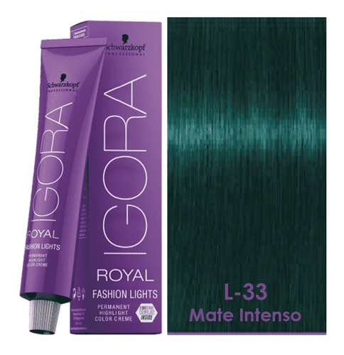  Tinte Fashion Lights 8 Tonos Igora Royal 60g Schwarzkopf Tono L-33