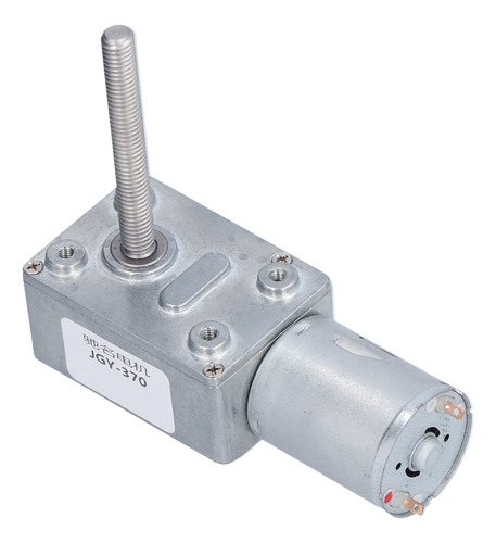 Motor De Engranajes Autoblocante Jgy370 Dc 24v Worm De Alta