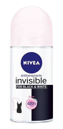 Nivea Desodorante Roll On  B&w Clear 50 Ml