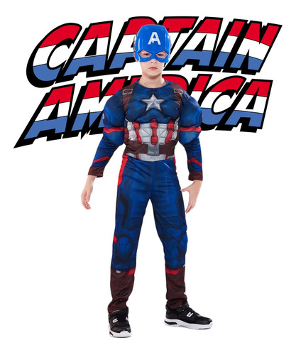 Disfraz Spiderman Capitán Superhéroes Musculoso Importados