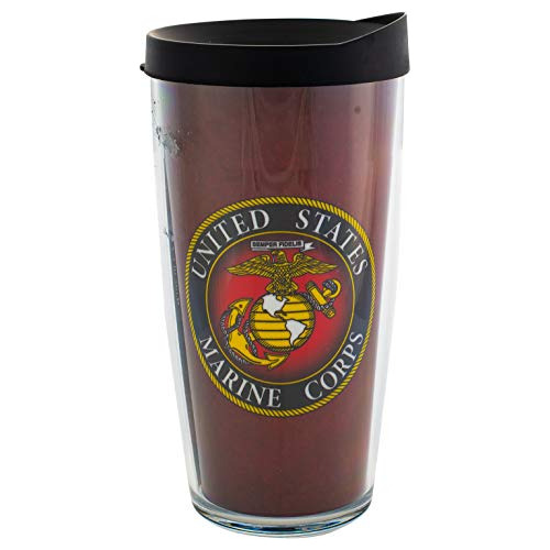 Signature Tumblers Us Marine Corps Envoltura En Granate 16 O