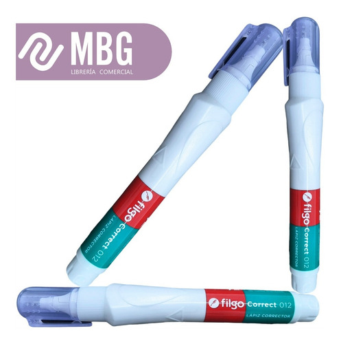 Imagen 3 de 6 de Lápiz Corrector 7 Ml X 3 Unidades