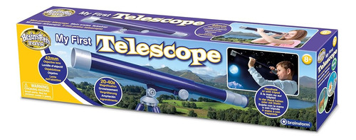 Brainstorm Toys Mi Primer Telescopio Con Trípode Ligero, Mul