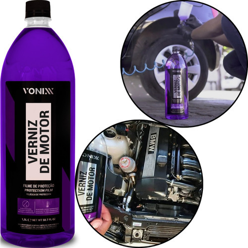 Verniz De Motor Proteção Resistência Brilho 1,5l Vonixx