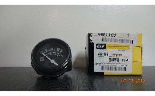 Indicador Reloj Temperatura Caterpillar 4w1129 4w0484 