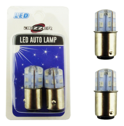 Ampolletas Led Luz De Freno Rojo Autos-motos 2 Contacto Stro