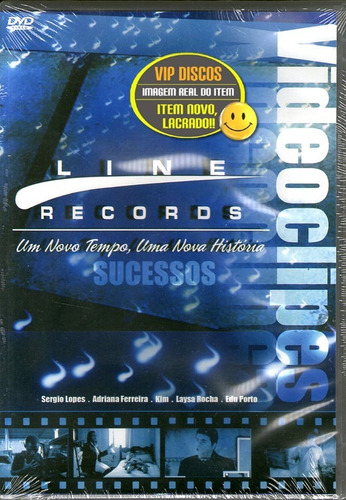 Dvd Videoclipes Line Records Kim Sérgio Lopes Edu Porto Novo