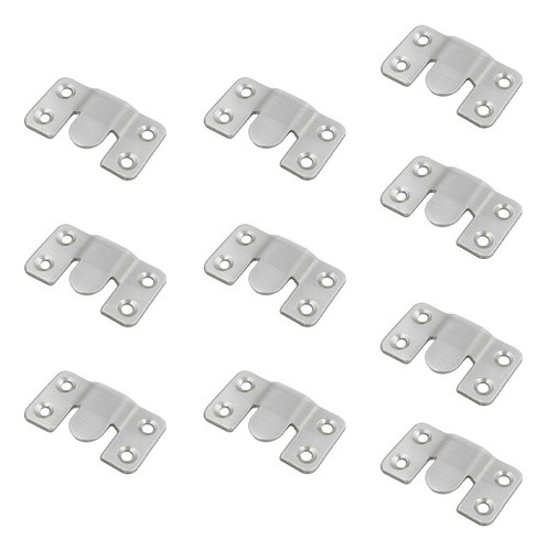 10 Uds. Soporte De Montaje Empotrado Para Muebles Grande .