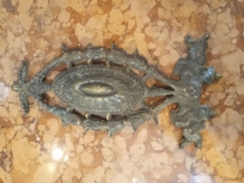 Aplique De Bronce Antiguo Para Mueble O Cama (Usado)