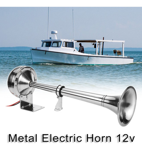 Qr1 Bocina De Aire De Una Sola Trompeta 12v 125db Con