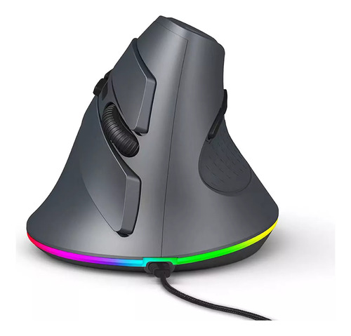 Mouse Vertical Para Juegos Con Cable, 7200 Ppp, Diseño Ergon