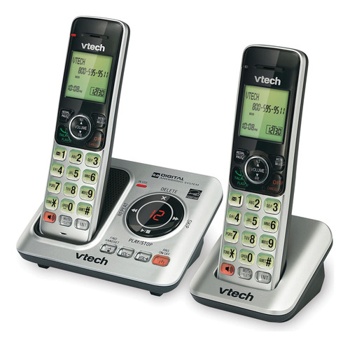 Teléfono Inalámbrico Vtech Cs6629-2 Dect 6.0 Con Contestador