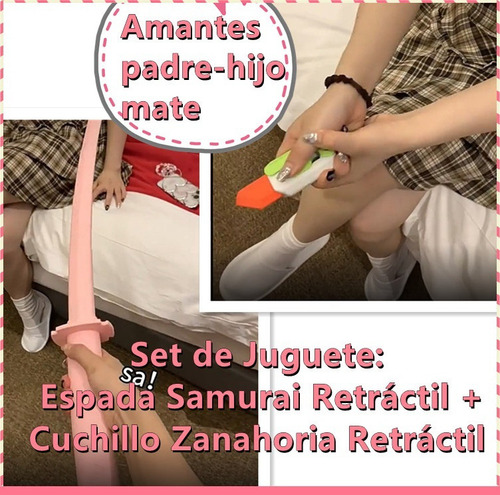 Juego De Cuchillos De Juguete Retráctil Para Parejas