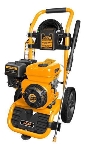 Imagen 1 de 10 de Hidrolavadora Industrial 3100 Psi 6hp A Gasolina
