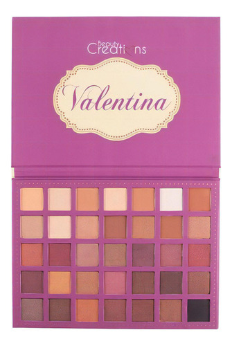 Beauty Creations Sombras Edición Valentina Color De La Sombra Morado