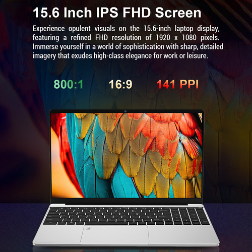 Ordenador Portátil Con Pantalla Portátil 16gb 512gb Ddr4 N15