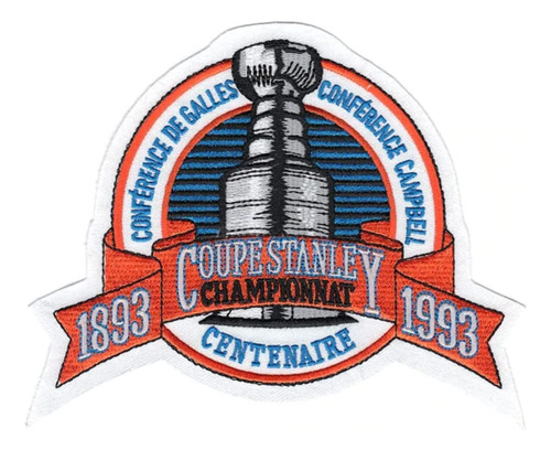 Parche De Camiseta Del Campeonato De La Nhl Stanley Cup 1993