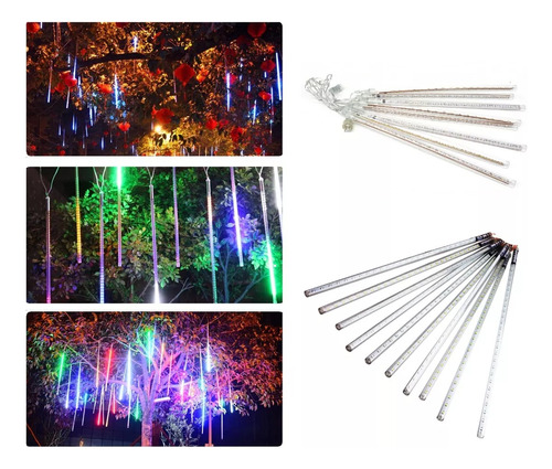  Luces Led Tipo Lágrima Decoración Navidad 30 Cm Rf M30r 