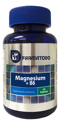 Magnesio + Vitamina B6 Farmatodo Frasco X 60 Tabletas
