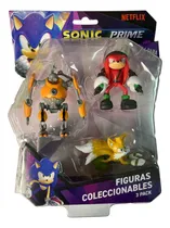 Comprar Pmi Sonic Prime Pack 3 Figuras Muñeco Juguete Robot