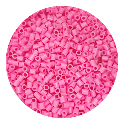 1kilo Hama Beads 5mm Color A , 18000beads Aprox Color Rosa Claro Diámetro 5 Mm