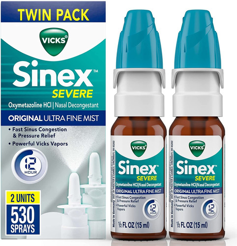 Vicks Sinex Severe, Nasal Spray, Original Ultra Fine Mist S