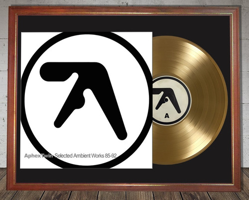 Aphex Twins Selected Ambient Works Tapa Lp Y Disco De Oro