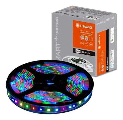 Kit Tira Led Smart Wifi Rgb W Ledvance Con Fuente Interior