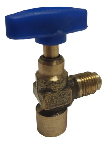 Valvula Acople Carga Lata Gas Refrigerante R134a R22 R600