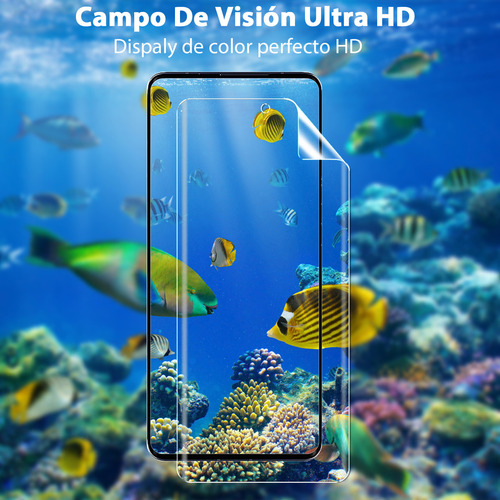 USDILU Mica protector para Samsung Galaxy S10 Lite hidrogel Hd transparente película Tpu resistente a arañazos antihuellas flexible fácil instalación sin burbujas 2 unidades