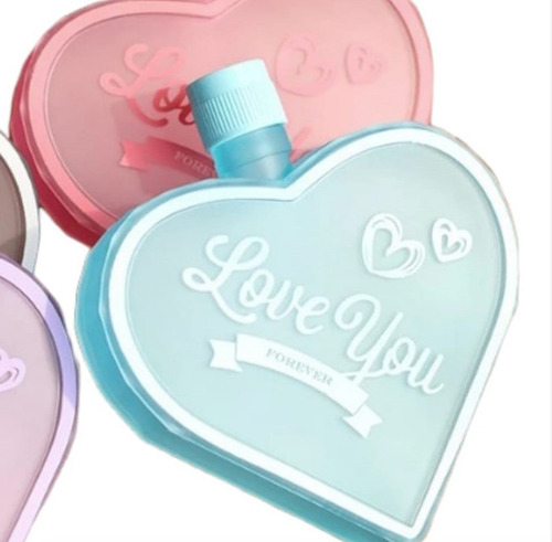 Imagen 1 de 6 de Cilindro Para Agua Forma Corazón Bebidas Frias Cool 40ml