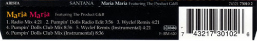 Cd Maria Maria (santana) Estándar