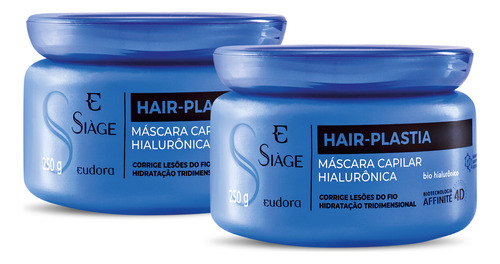 Kit Máscara Capilar Siáge Hair-plastia 250g (2 Itens)