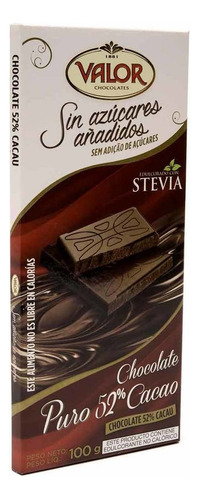 Chocolate Valor 52% Cacao 100g
