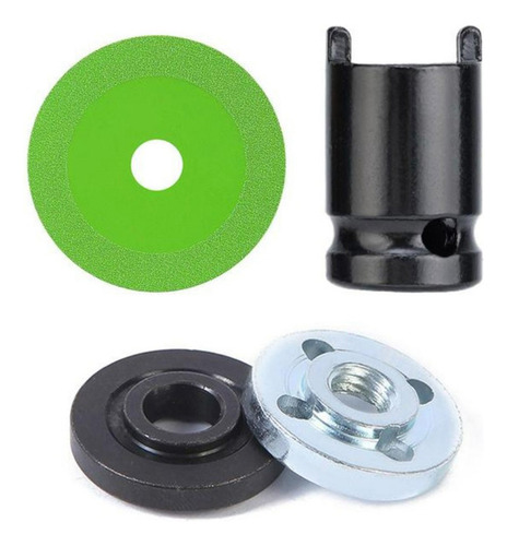 Juego De Discos De Corte Q4glass Con Adaptador, 10 Cm, Ultra