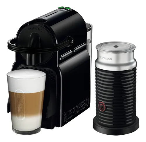 comprar Cafetera Nespresso Inissia Black + Aero A3d40-ar-bk-ne
