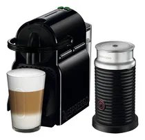 Comprar Cafetera Nespresso Inissia Negra + Aeroccino 3 Nespresso Color Negro