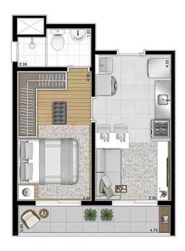 Imagem 14 de 15 de Apartamento Com 01 Dormitório À Venda Na Freguesia Do Ó - Ap2225