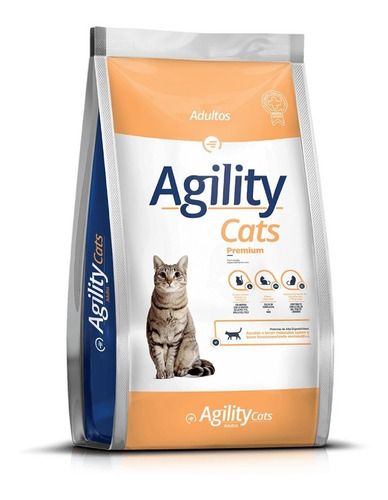 Alimento Agility Premium Cats 10k Gato Adulto Músculos Sanos