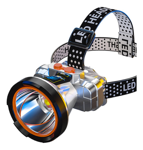 Linterna Frontal Led, Impermeable, Cómoda, Ligera,