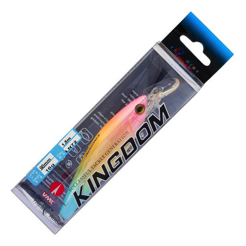Cebo artificial Kingdom Minnow Kh002, 9 cm, 16 g, color Ln03